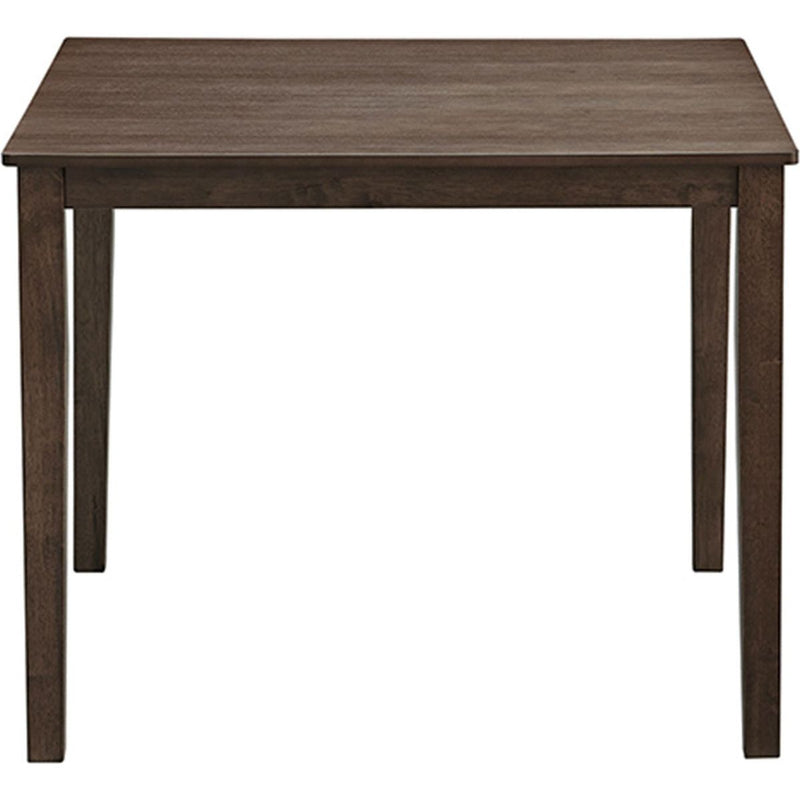(1 Table with 4 Chairs)Wooden Dining Table Set, Mid Century Modern Square Wooden Kitchen Table and Upholstered Dining Chairs for Dining Room, Kitchen, Saving Space,Brown