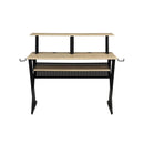 Eleazar Music Recording Studio Desk - Natural Oak by HouseOfZazla