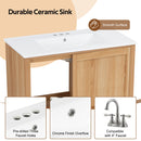 36" Bathroom Vanity with Ceramic Sink