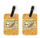 Palm Tree Luggage Tag