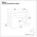 Milltown - Upholstered Ottoman Bench by Unique Piece Furniture