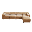 Contemporary Elegant Sofa With Storage And Ottoman