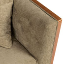 Retro Modern Loveseat With Button Tufted Upholstery by HouseOfZazla