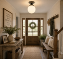 MODERN OPAL Schoolhouse Globe Ceiling Light by The Lamp Goods