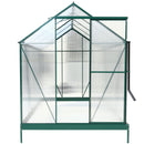 Polycarbonate house, Heavy Duty Outdoor Aluminum Walk-In House Kit With Rain Gutter, Vent And Door For Backyard Garden by HouseOfZazla