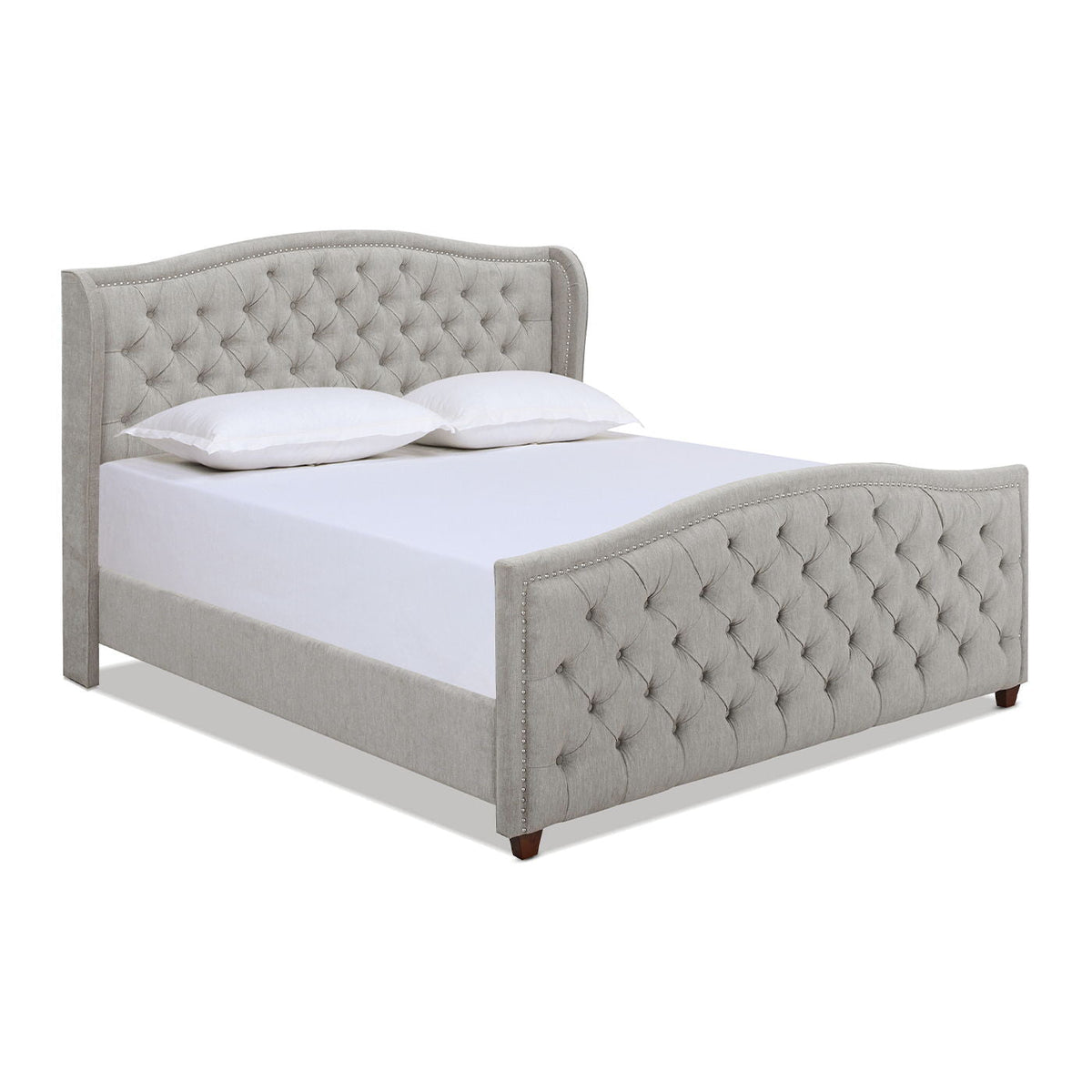 Marcella - Upholstered Shelter Headboard Bed Set, photo 18 of 40