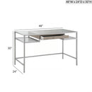 Adela - Writing Desk - Antique Silver by HouseOfZazla