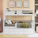 Bunk Bed With Twin Size Trundle And Drawers by HouseOfZazla