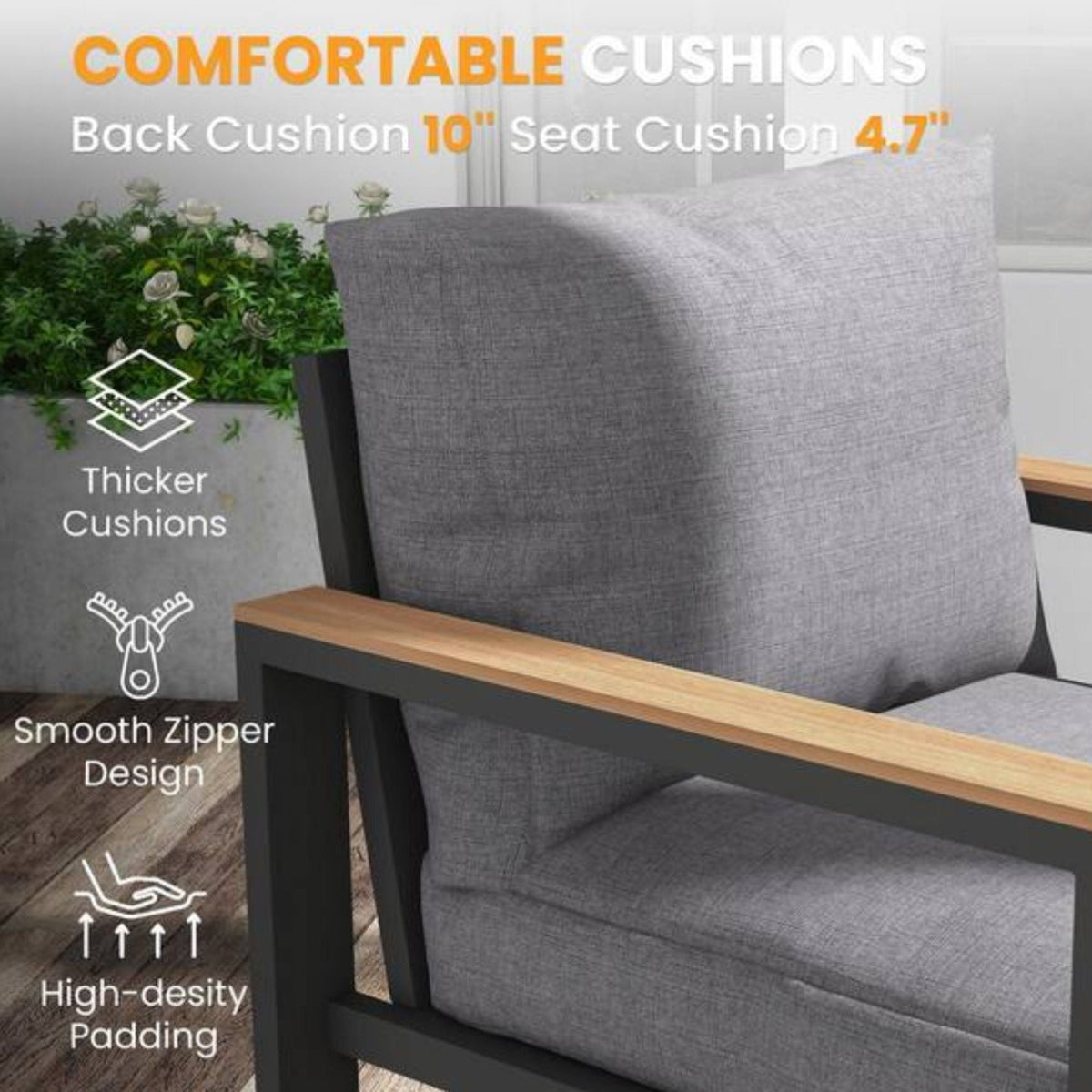 Modern Outdoor Sofa Set With Coffee Table, photo 29 of 40