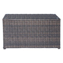 Wicker Outdoor Sectional With Weather Resistant Cushions And Table by Unique Piece Furniture