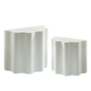 2PCS Set Side Table - Wavy Edges Design