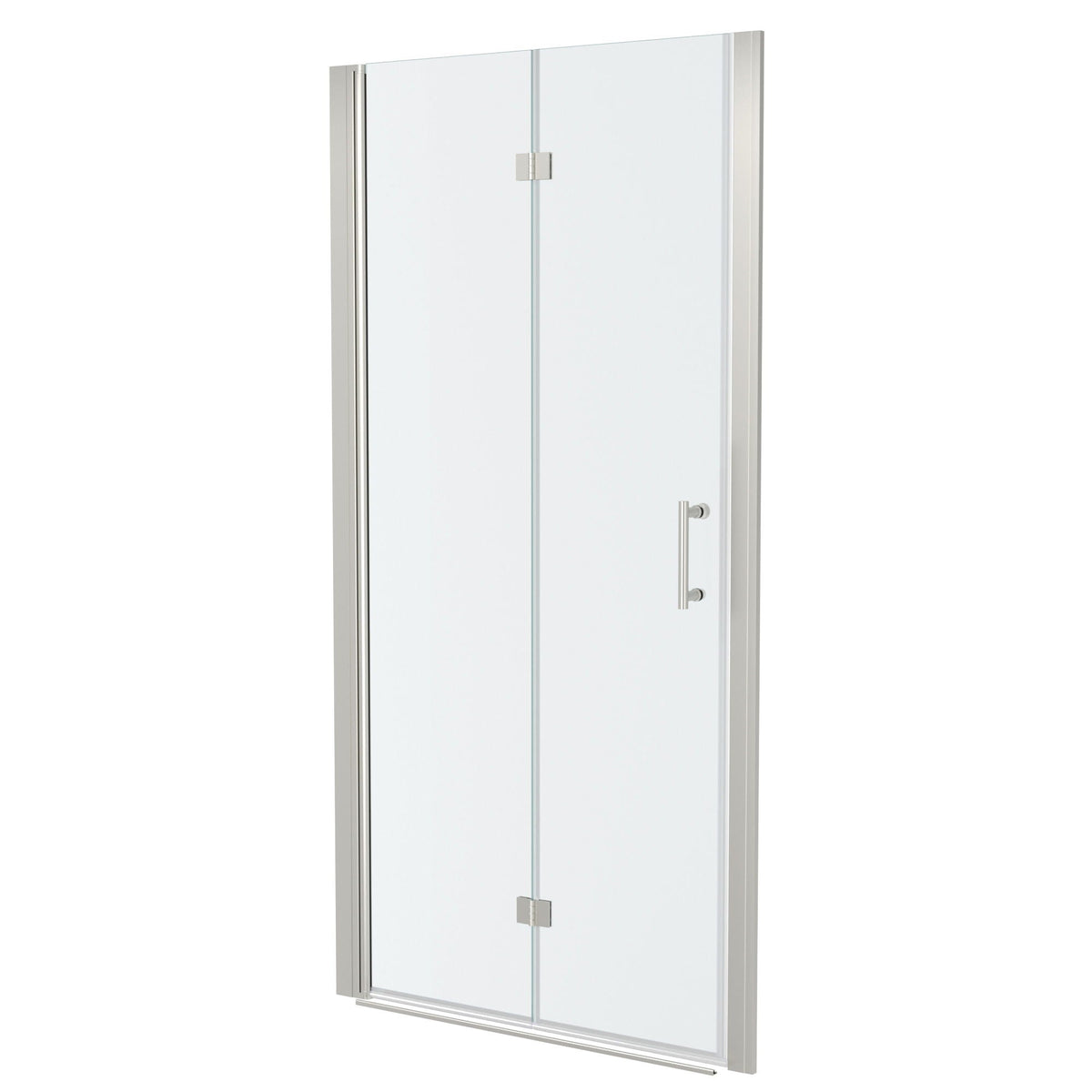 Fold Frameless Shower Door With Tempered Glass, photo 2 of 40