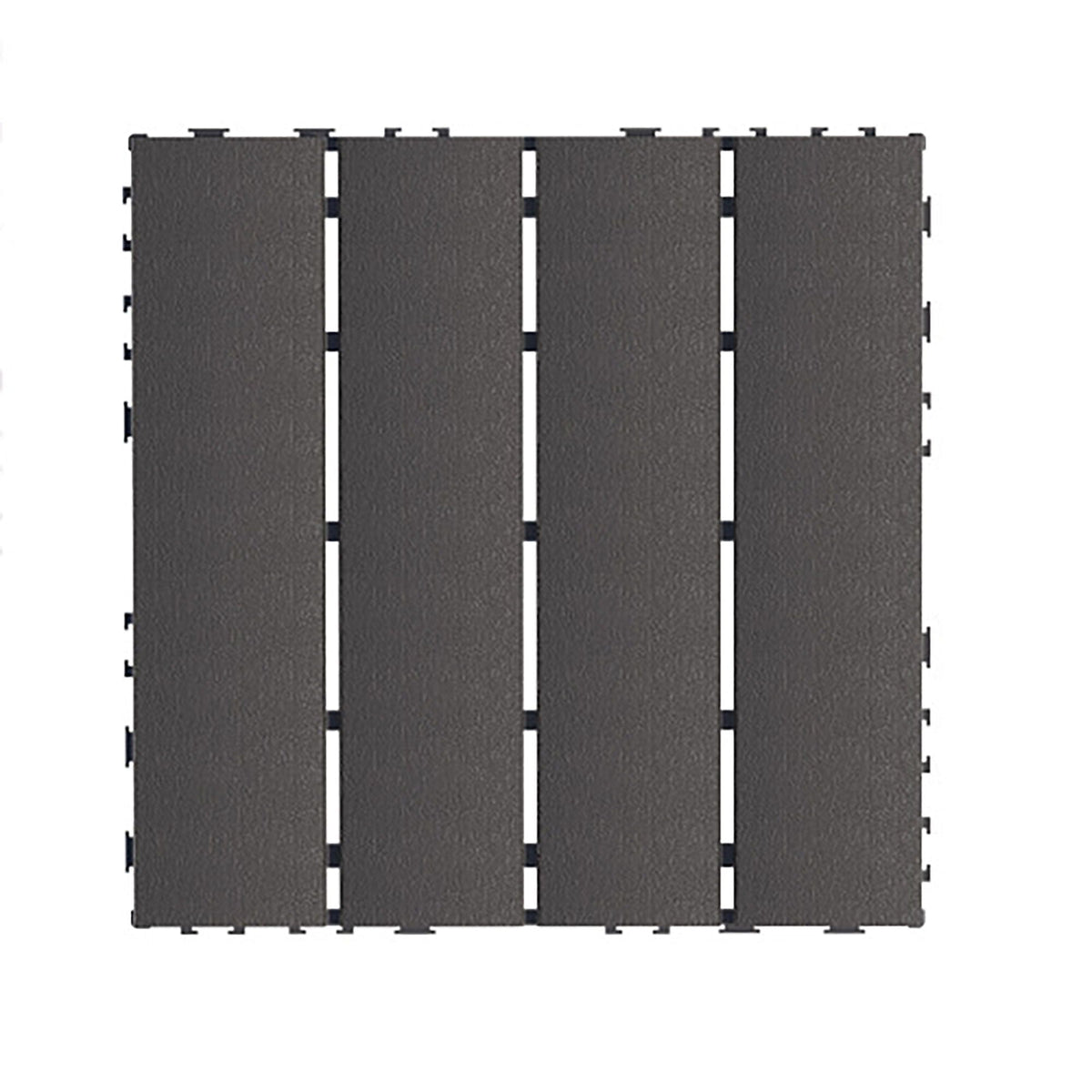 Plastic Interlocking 44 Pack Patio Deck Tiles, Square Waterproof Outdoor All Weather Use, photo 4 of 11