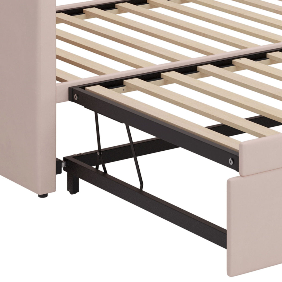 Daybed With Pop Up Trundle, Upholstered Sofa Bed, photo 5 of 21
