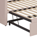 Daybed With Pop Up Trundle, Upholstered Sofa Bed