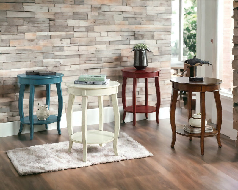 Aberta Side Table in Teal