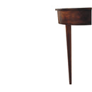 Solid Wood Backless Mounted Console, 1-Drawer, Chestnut