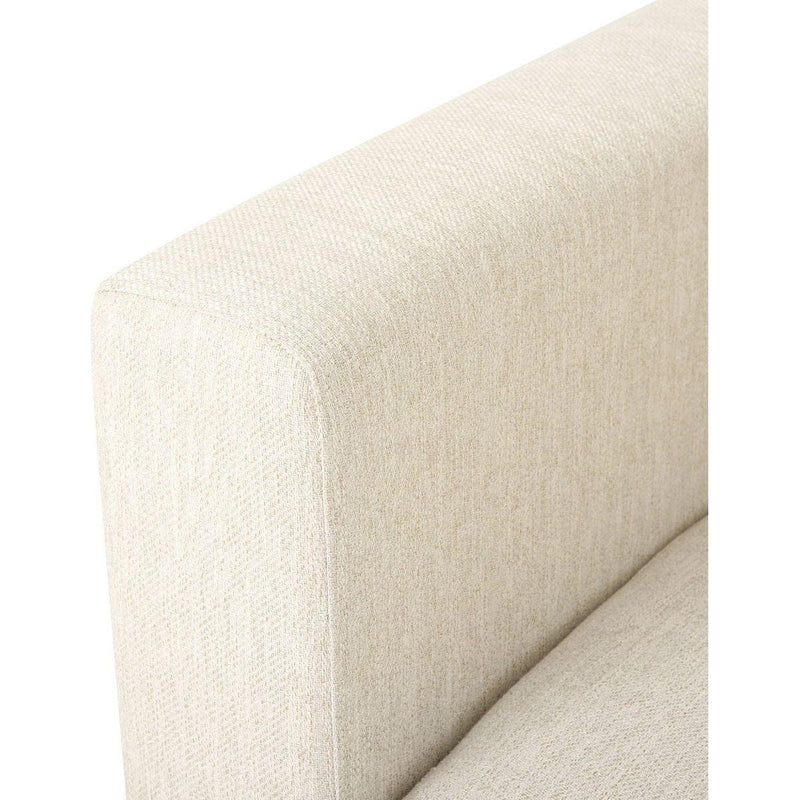 Comfy 3-Seat Sofa with Wooden Legs, Modern Style for Living Room and Study