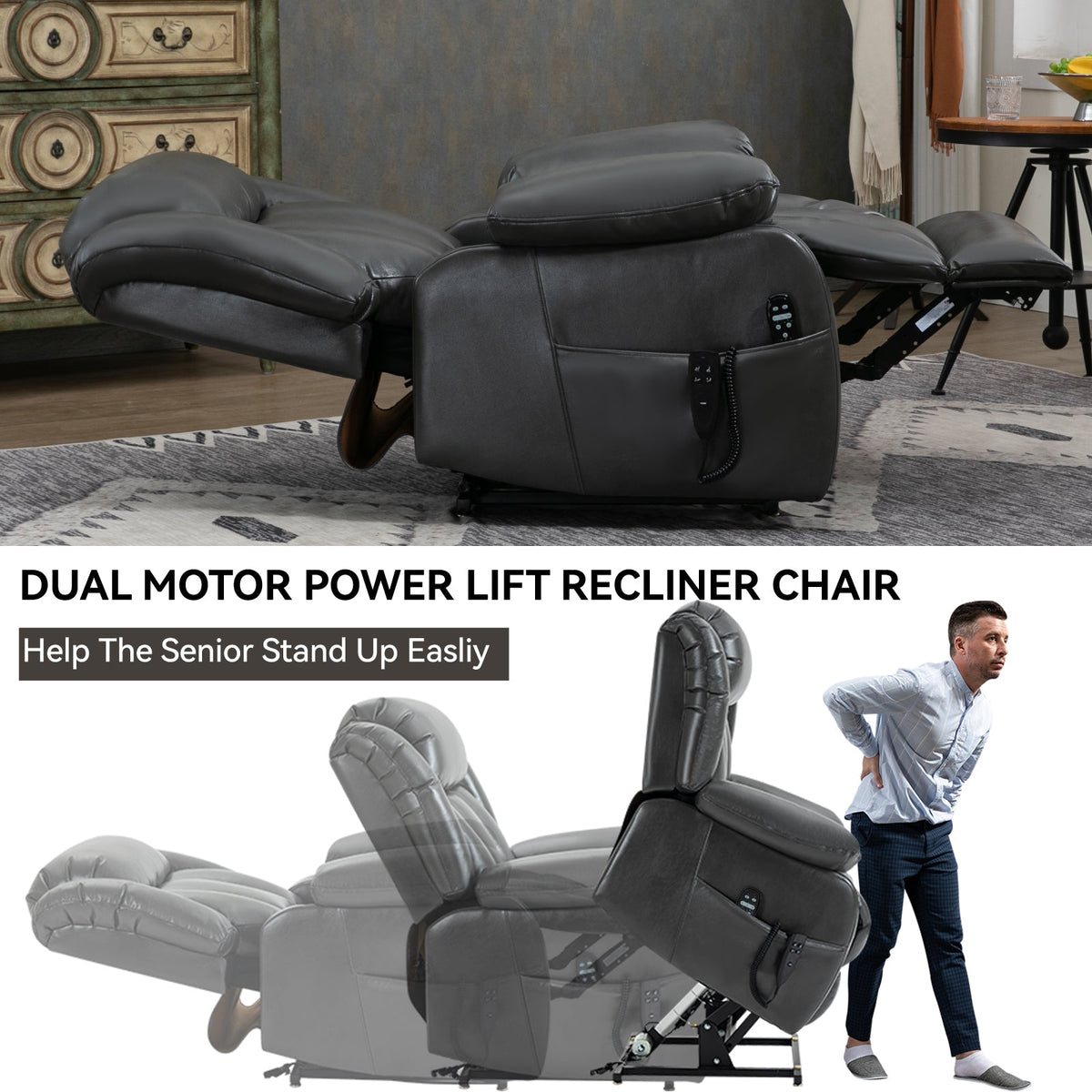 Dual Motor Electric Recliner Chair, photo 4 of 10