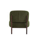 Modern Boucle Lounge Chair With Solid Wood Frame by HouseOfZazla