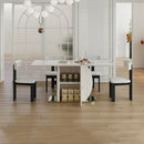 Modern Dining Table Set With Storage, Includes Chairs by HouseOfZazla