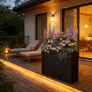 Patio Planter Box, Raised Garden Bed by HouseOfZazla