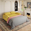 54 "yellow sofa Sofa bed dual purpose living room retractable bed velvet