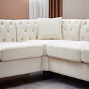 Streamline Modern L-Shaped Corner Sofa by HouseOfZazla