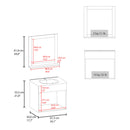 Bathroom Set Vanity Sink with Mirror by HouseOfZazla