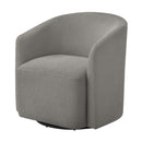 Ardena - Modern Swivel Barrel Chair by HouseOfZazla