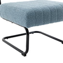 Accent Chair - Modern Industrial Slant Armchair with Metal Frame - Premium High Density Soft Single chair for Living Room Bedroom