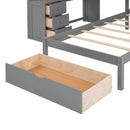 Bunk Bed With Desk, Drawers And Shelves by HouseOfZazla