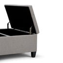 Harrison - Upholstered Coffee Table Storage Ottoman by HouseOfZazla