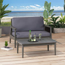 Patio Loveseat and Coffee Table Set