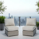 Armless Patio Chair With Cushions by HouseOfZazla