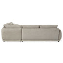 Jonina - Sectional Sofa With 4 Pillows - Beige Chenille by Unique Piece Furniture