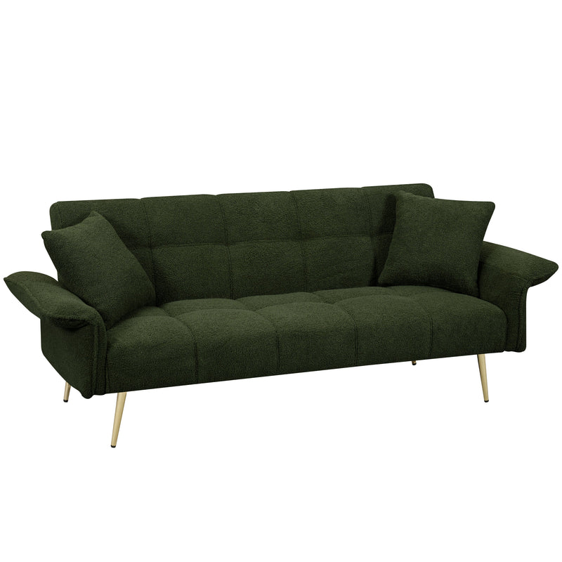 Walker Edison | Chenille Convertible Sofa Bed