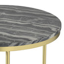 Ashley - 2 Piece Nesting Table - Gold by HouseOfZazla