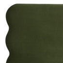 Stockholm - Modern Wavy Headboard Platform Bed by HouseOfZazla
