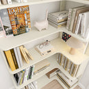 5-Tier L-Shaped Corner Bookshelf with 6 Open Shelves