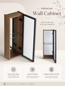 10'' Bathroom Wall Mirror Cabinet with Acrylic Door by HouseOfZazla