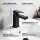 Single Handle Bathroom Faucet, Matte by HouseOfZazla