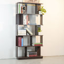 Modern 5 Tier Open Storage Bookcase
