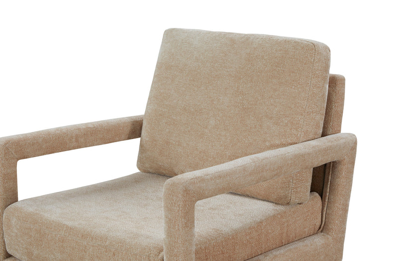 Walker Edison | Mid-Century Chenille Accent Chair