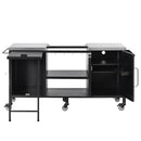 K&K 72.4' Large Grill Table for Big Green Egg