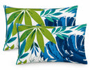 4 Pack Outdoor Lumbar Pillow with Inserts