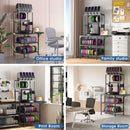 Heavy Duty 3D Printer Stand With Filament Storage Rack - Black by Unique Piece Furniture