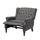 Dunham Contemporary Fabric Tufted Oversized Pushback Recliner