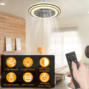 20.5in Ceiling Fan with Light RoundÊPendant Fan Lamp 30W LED Ceiling Fan with 3-Fan Speed Remote Control Timer APP Control