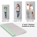 Memory Foam Camping Mattress, Portable Comfort With Water Resistant Cover by HouseOfZazla